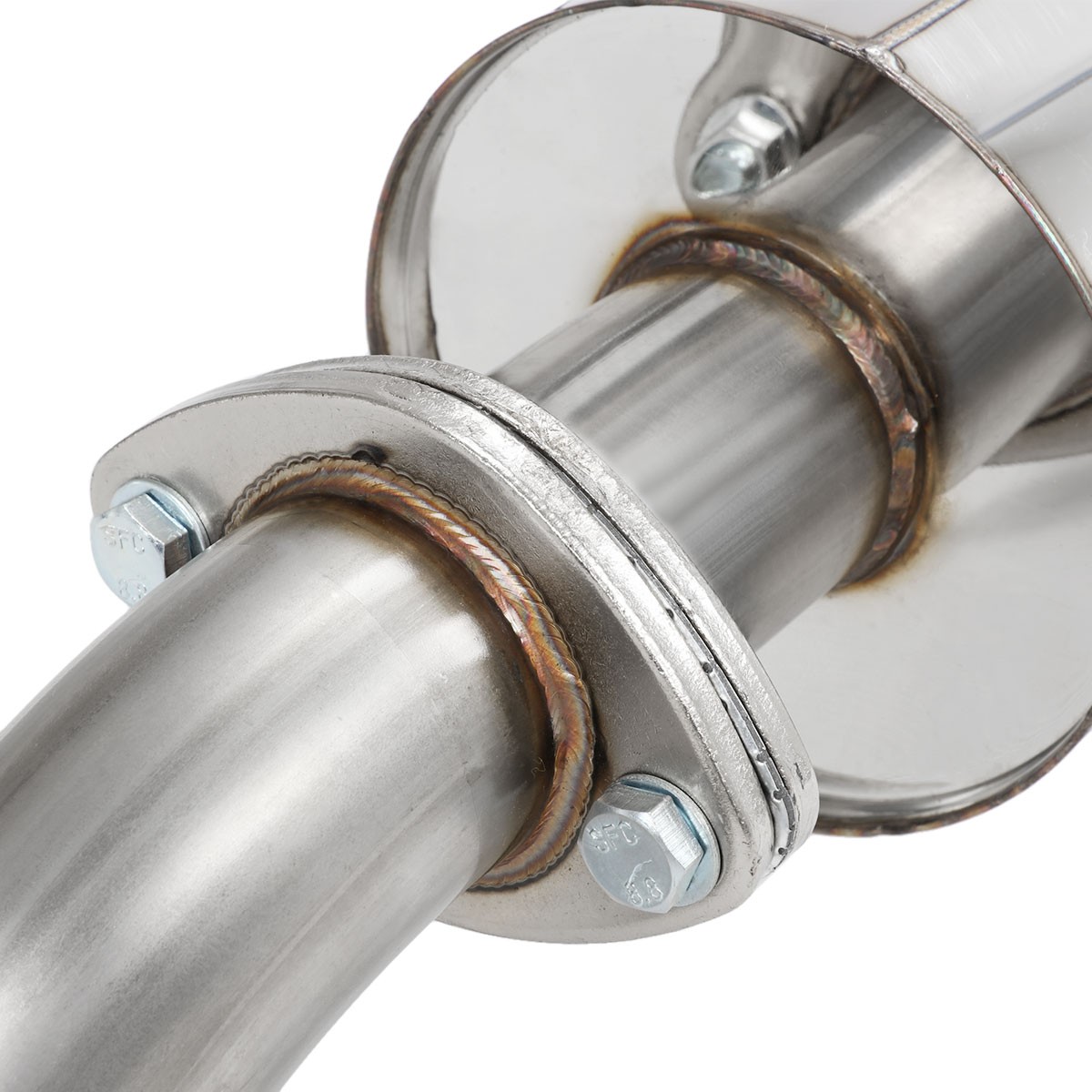 4.5''ROLL WALLED MUFFLER TIP CATBACK EXHAUST FOR 00-04 FOCUS ZX3/5
