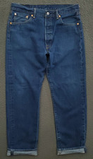 Levis 501 Shrink to Fit Jeans Men Sz 36x34 Straight Stained Hipster Rockstar
