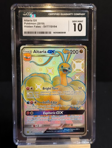 Altaria-GX graded CGC 10 for sale on eBay