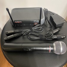 Phenyx Pro PTU-51 Wireless Microphone System with Receiver, Mic, and Cables