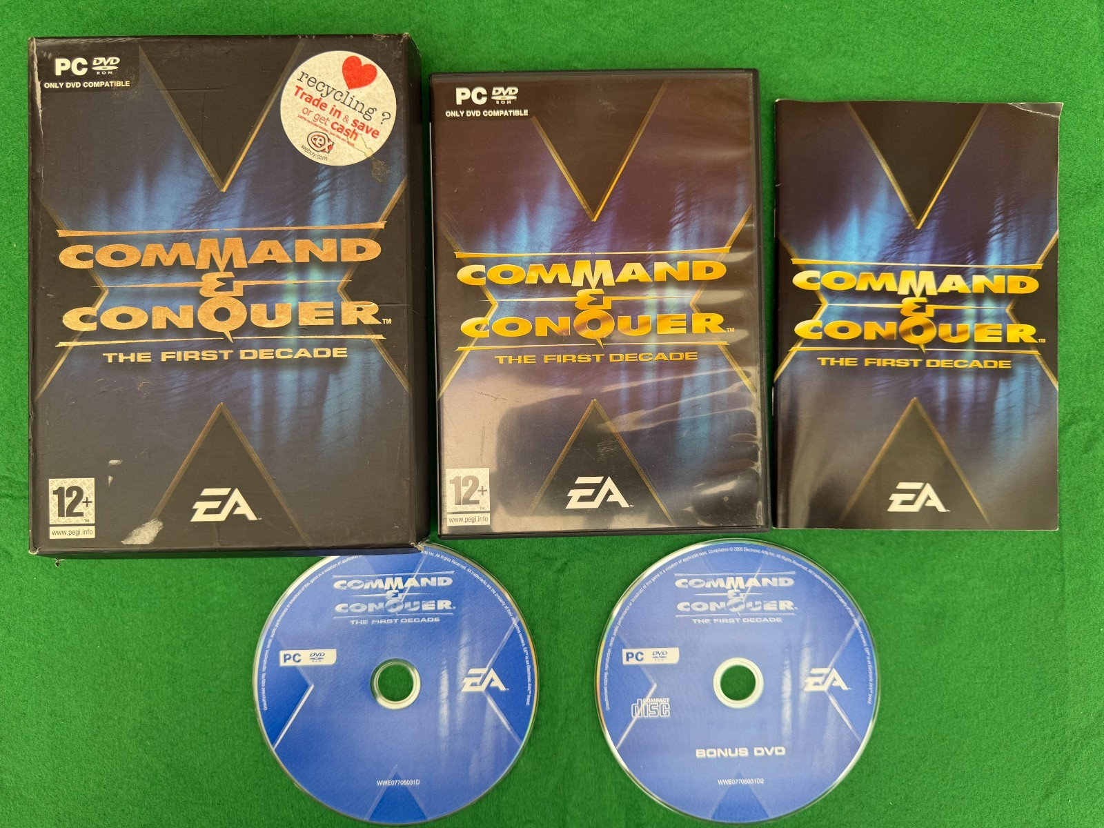 Command & Conquer PC Game x12 C&C titles on one DVD inc Red Alert & Generals