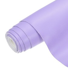 PU Faux Leather Fabric 0.4 Yards Synthetic Leather Material, Light Purple