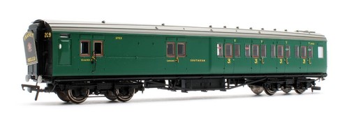 SPUR "OO" VON HORNBY SR GRÜN MAUNSELL 3723 BREMSE 3. REISEBUS | Zustand: Used
