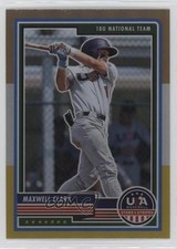 2023 USA Baseball Stars & Stripes Bronze Silver and Gold Prizm Max Clark #42 tj1