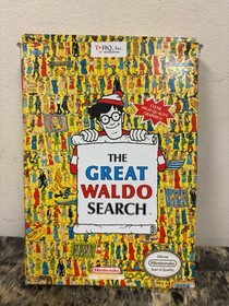 Great Waldo Search (Nintendo Entertainment System, 1992) NES CIB Complete In Box