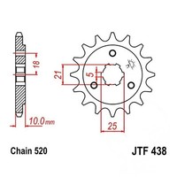 Ritzel Antriebsritzel 15-ZäHne 520-Teilung FüR Cagiva River 600 Bj. 1995-1997