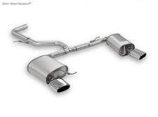 Remus Edelstahl Duplex Sportauspuff Seat Leon ST 5F Cupra 142x72mm flachoval