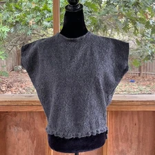 Cuyana Women's Grey 100% Baby Alpaca Sweater Size Regular (S)