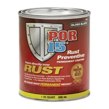  POF.45104 POR-15 INC 45104 High Performance Rust Preventive Coating, 1 qt Can, 