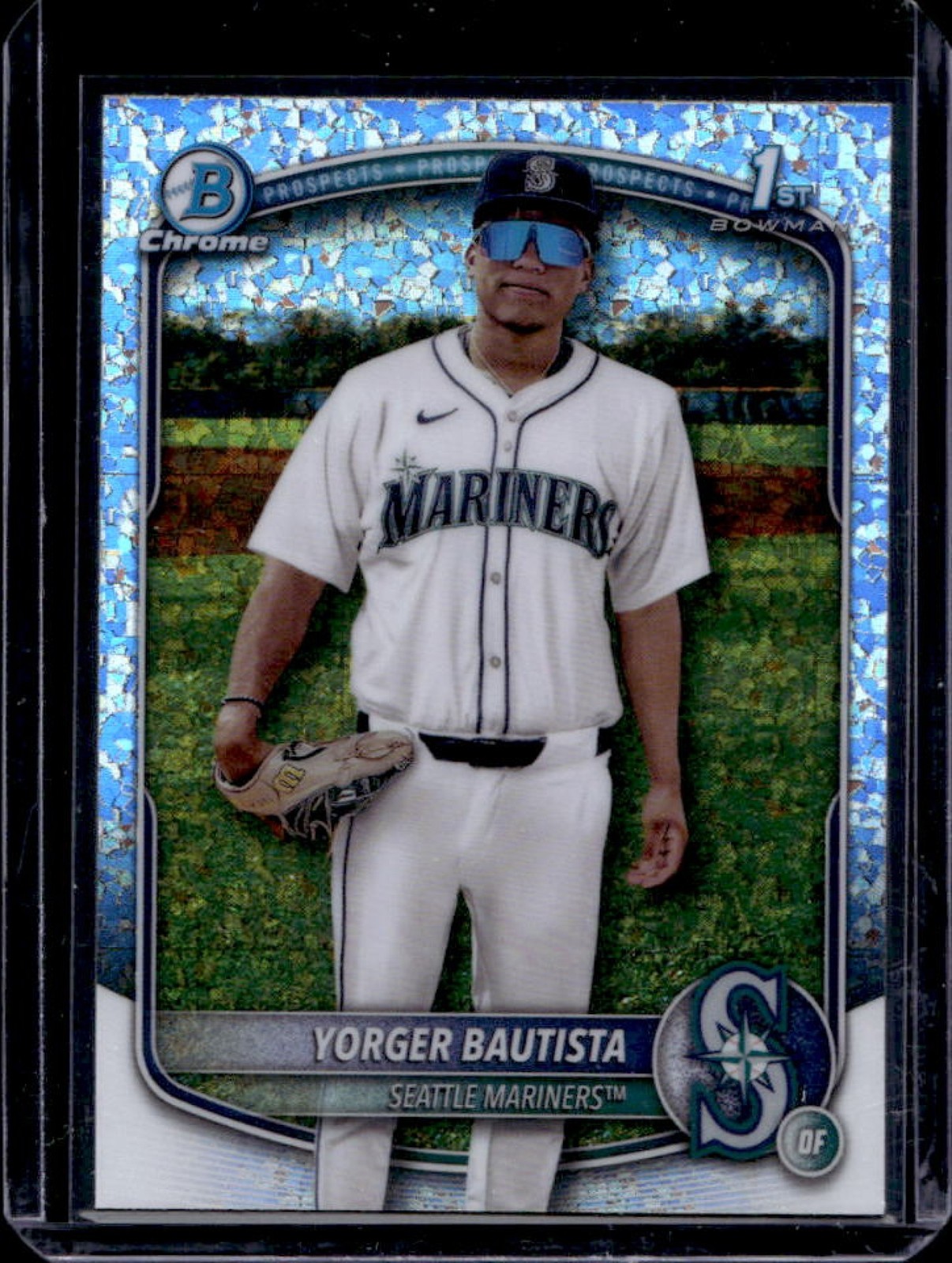 2025 Bowman Chrome Yorger Bautista Mini Diamonds Refractor 1st #BCP-194