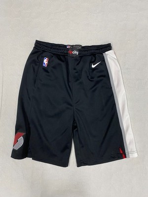 Shorts Kind Nike NBA Portland Trail Blazers Schwarz Dri-Fit Größe XL