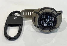 Garmin Instinct 2X Solar Tactical Edition GPS Watch - Coyote Tan - New (No Box)