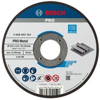 Bosch PRO Metal Trennscheibe 115 X 2,5 X 22,23 Mm - 2608603164
