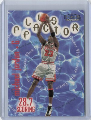 1998-99 Fleer Tradition Michael Jordan #142 Plus Factor