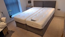 2 x Divan Bed with 1500 Pocket Sprung Mattress