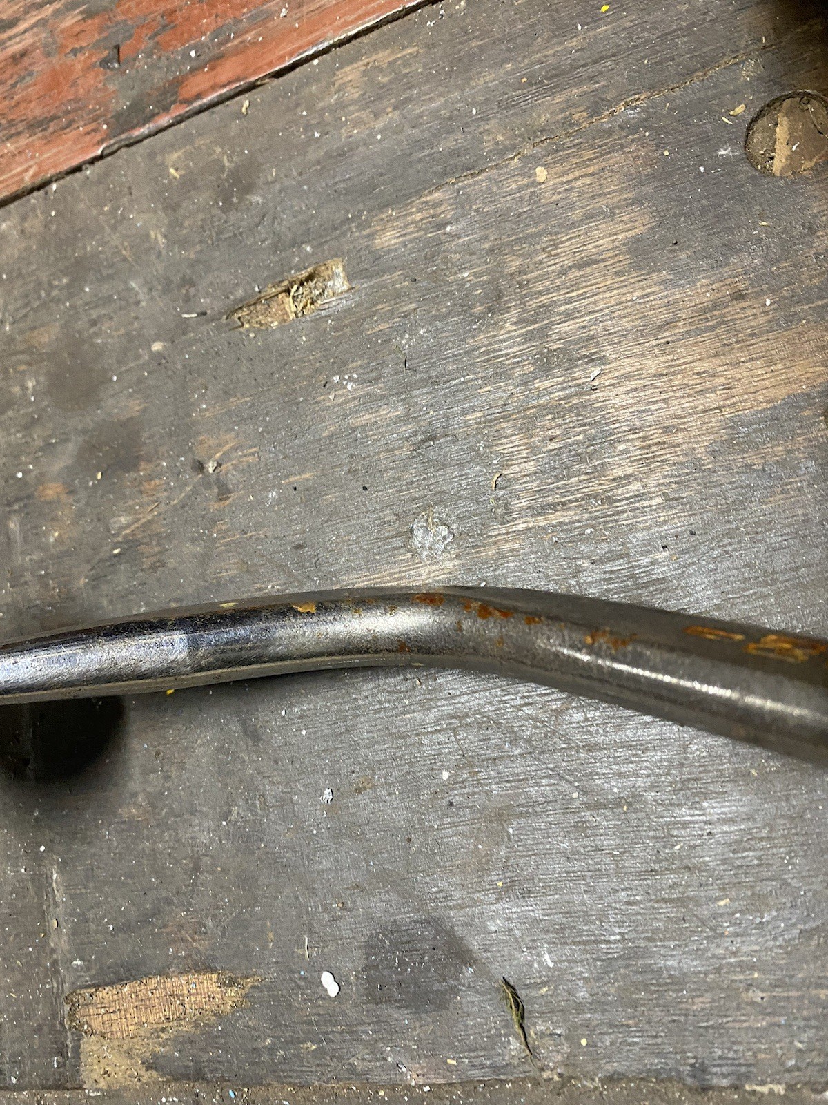 VINTAGE ORIGINAL HURST INDY 3 - SPEED SHIFTER STICK HANDLE CHROME  & KNOB