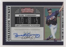2019 Panini Elite Extra Edition Burl Carraway #USA-BC Auto 8d2