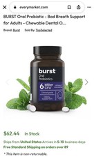 Burst Dental Probiotics 45 Count Bottle