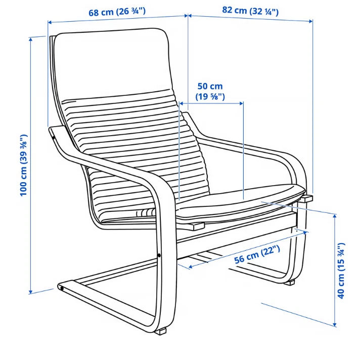 IKEA Poäng armchair, foto 2 di 3