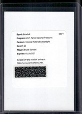 2025 National Treasures Bryce Eldridge Colossal Material Auto REDEMPTION