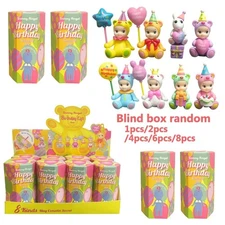 Sonny Angel Birthday Gift Bear Series Blind Box Animal Anime Figure Ornaments