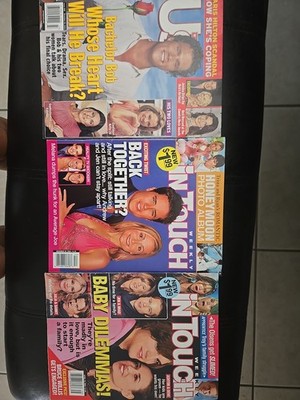 3 Issue Magazines Intouch US Weekly 2003 2004 Celebrities