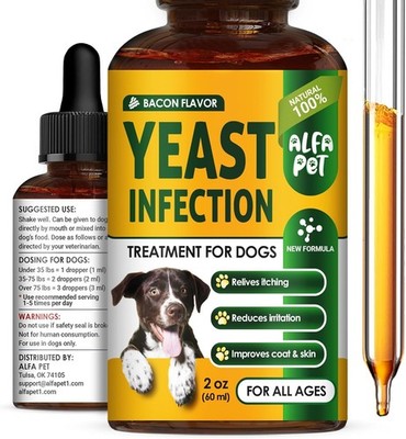 Natural Yeast Infection Treatment for Dogs | Itchy Skin & Ear Relief