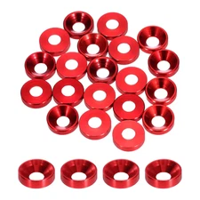 M4 Cone Cup Countersunk Washers,Hole Dia 4.1Mm/0.16 Aluminum Gaskets Cup Head Wa