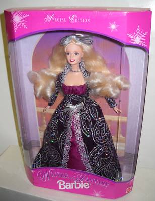 7871 NRFB Mattel Wholesale Club Winter Fantasy #2 Blonde Barbie | eBay