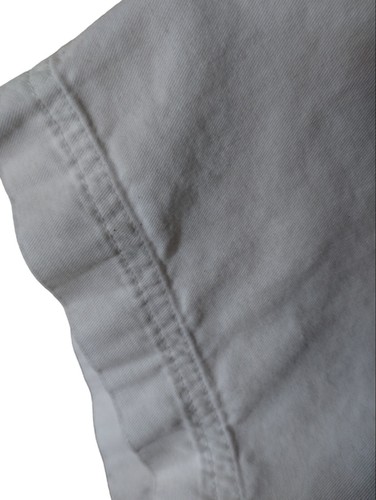 VTG Bugle Boy White Button-down Shirt Short Sleeve L '80s - Imagen 5 de 8