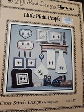 Little Plain People Mill Pond Designs Cross Stitch Chart Pattern