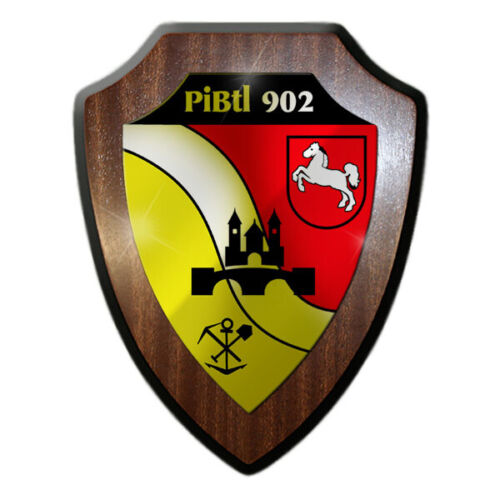 Panneau d'armoiries PiBtl 902 bataillon de pionniers Bundeswehr insigne Holzminden #20511 - Photo 1/1