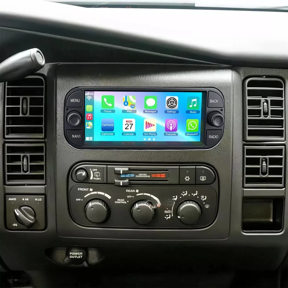 Für Chrysler Jeep Dodge 1998-2010 Android14 Autoradio GPS Apple CarPlay 6,8 Zoll - Bild 2 von 4