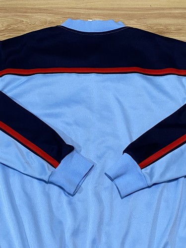 VINTAGE SCORE DRAW MANCHESTER CITY WARM UP TRACK JACKET COAT SZ L SOCCER EUC - Picture 5 of 9
