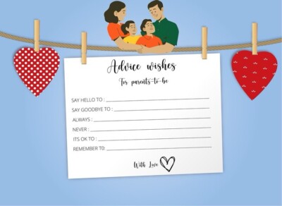 Share Your Advice And Well Wishes With The Parents To Be