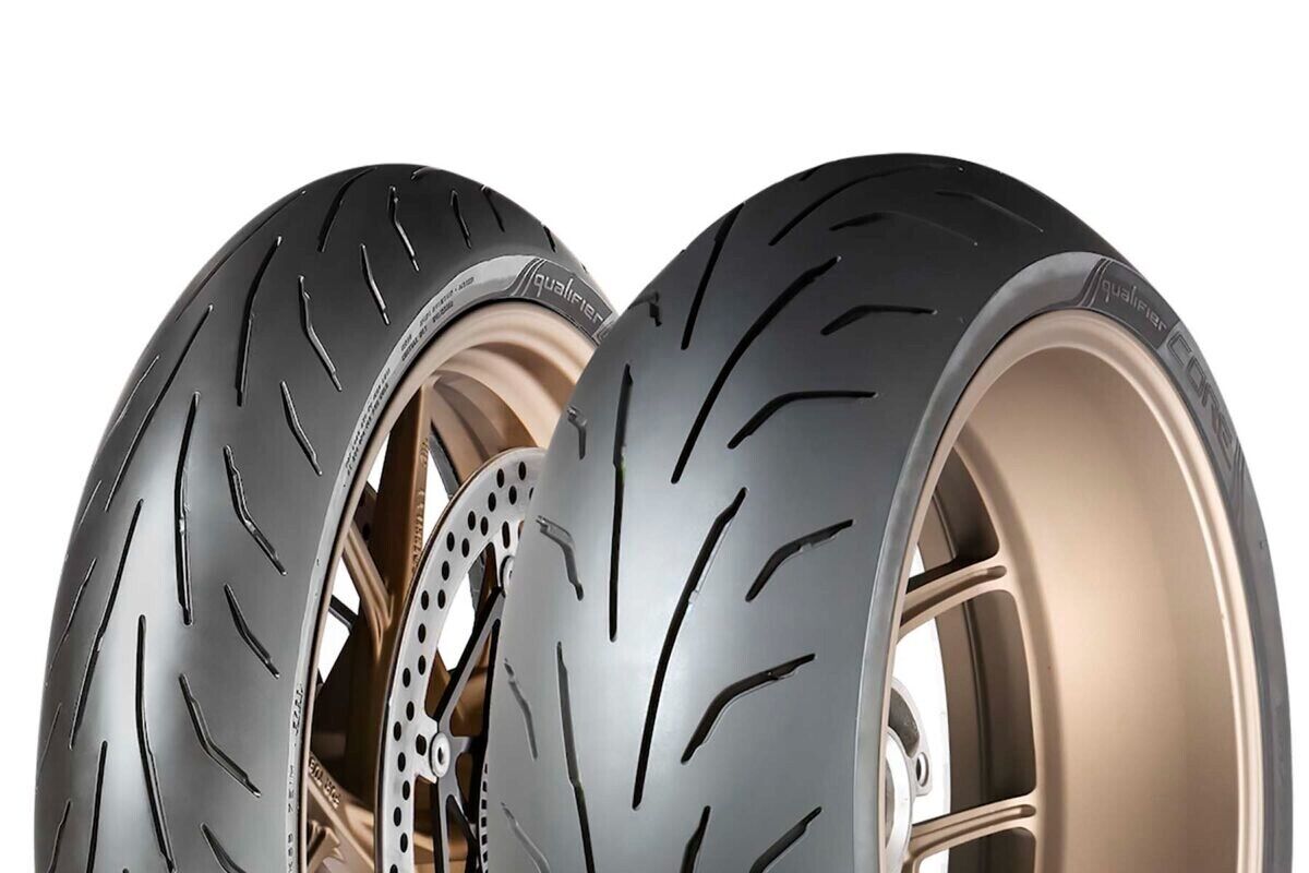Motorcycle Tyre Dunlop Qualifier Core 120/70ZR17 (58W) | eBay