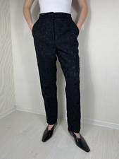 Dolce & Gabbana D&G italy Designers Pants Lace Trousers Classic Vintage black