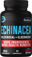 DEDICAD Echinacea 150 Capsules 9050Mg - Supplement for Immune & Body Health - 11