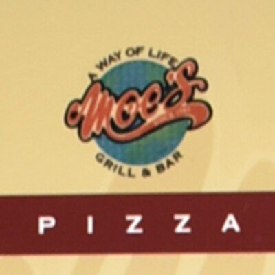 2000s Moe's Grill Bar Restaurant Menu Cincinnati/Northern