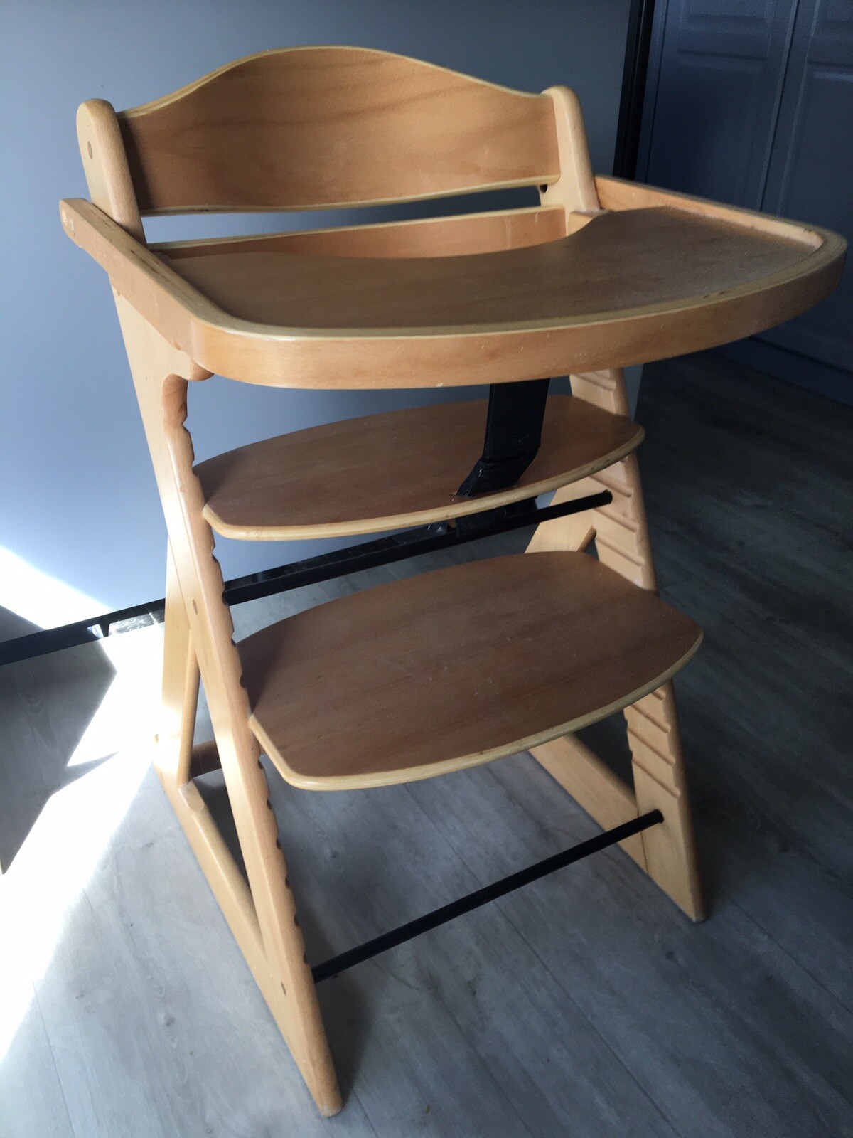 mocka soho wooden highchair