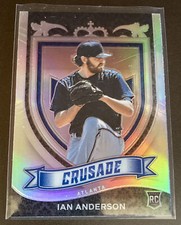 2021 Chronicles Crusade Ian Anderson Rookie RC #22 Silver Prizm Atlanta Braves