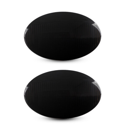 LED Seitenblinker Set Schwarz (oval) – Eintragungsfrei Für VW, Seat, Ford – Links+rechts