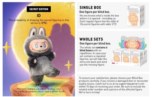 POPMART The Monster Labubu Big into Energy - Genuine Plush Blind Box V3 Confirm - Bild 7 von 8