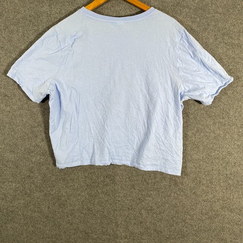 Keith Haring Shirt Womens 2XL XXL Blue Top Boyfriend Fit Relaxed Retro Pop Art - Picture 10 of 11