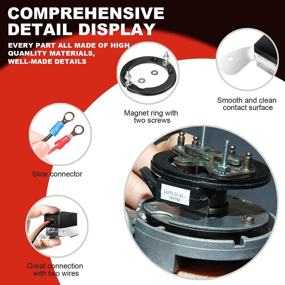 For Pertronix 1181 Ignitor Electronic Ignition Conversion Kit Delco 8 Cylinder Foto 4 de 4