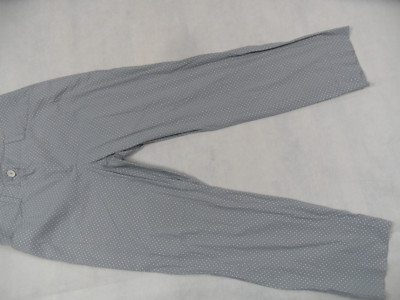 RIANI chic lightweight 7/8 trousers light grey with dots size 40 excellent GA18