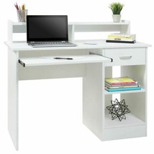 Computer Desk with Drawer Storage Shelve Home Office Desk Writing PC Workstation