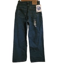 Arizona Jean Company Size 14 Regular Wide Leg Jeans Blue Denim Skater