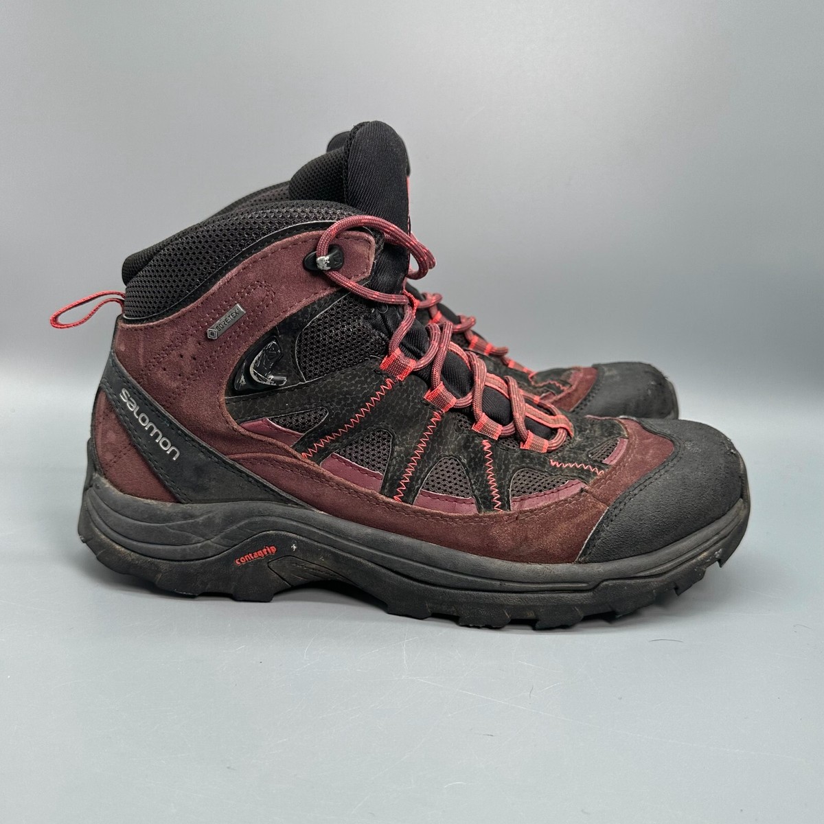 Brown Salomon Authentic Ltr Goretex Hiking Boot Salomon Authentic