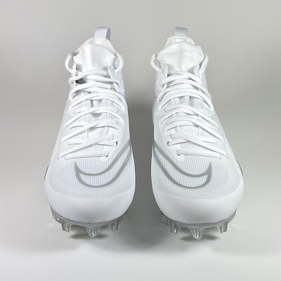 Nike Alpha Huarache 8 Elite \'White Metallic Silver\' CW4440-100 size 15 Nike Alpha Huarache 8 Elite White Metallic Silver for Sale  main image 4